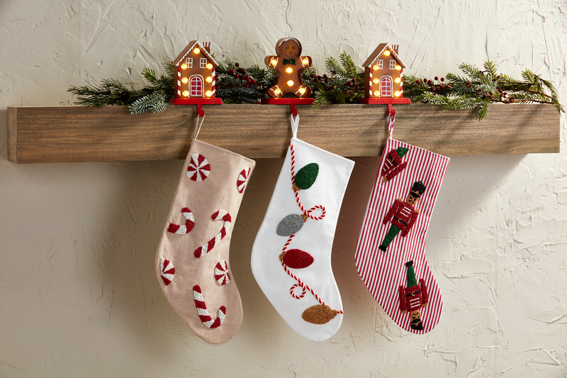 Mud Pie Beaded Stocking