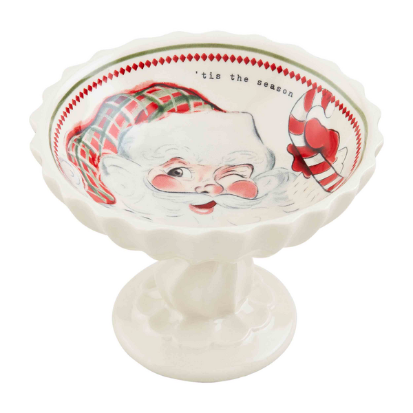 Mud Pie Vintage Christmas Candy Dish