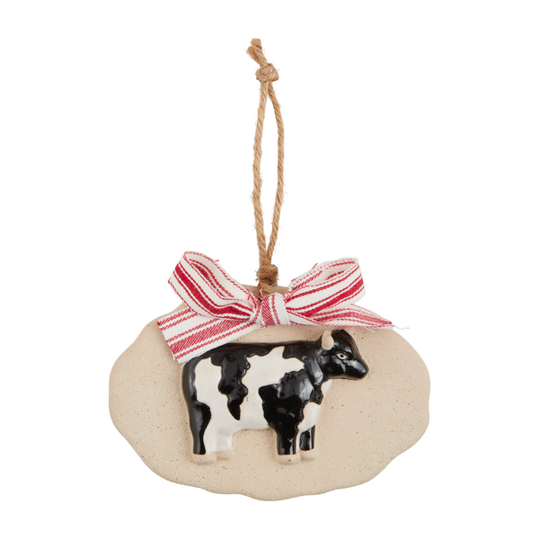 Mud Pie Farm Animal Ornament