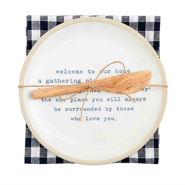 Welcome Appetizer Plate Set