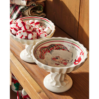 Mud Pie Vintage Christmas Candy Dish