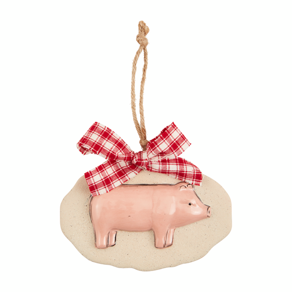 Mud Pie Farm Animal Ornament