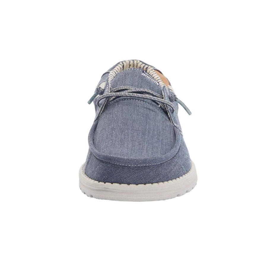 Hey Dude Welsh Chambray - Sea Blue