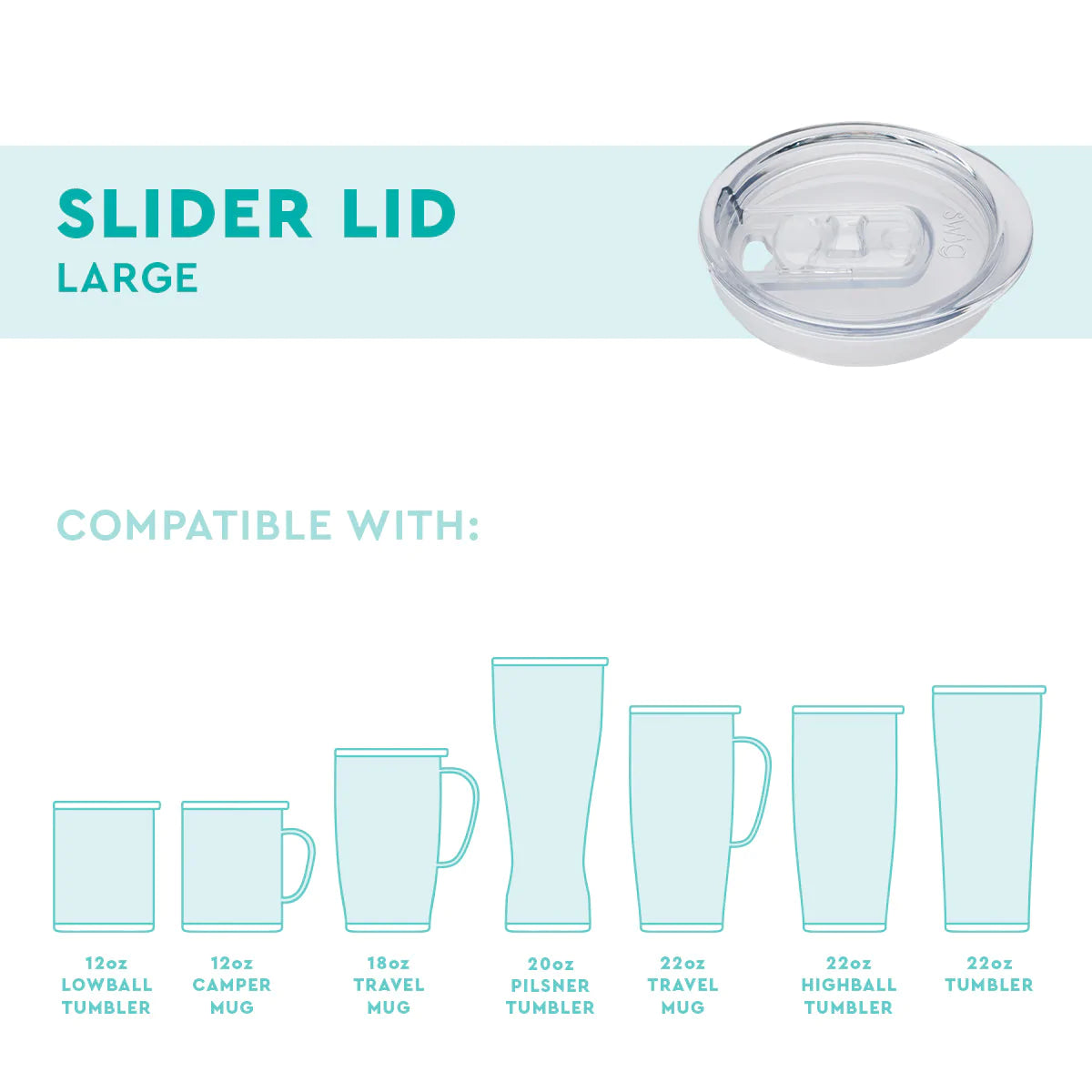 Swig Life® Slider Lid - Large