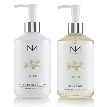 Niven Morgan® Gold Hand Soap & Lotion Set