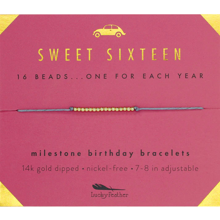 Milestone Birthday Bracelet - Sweet Sixteen