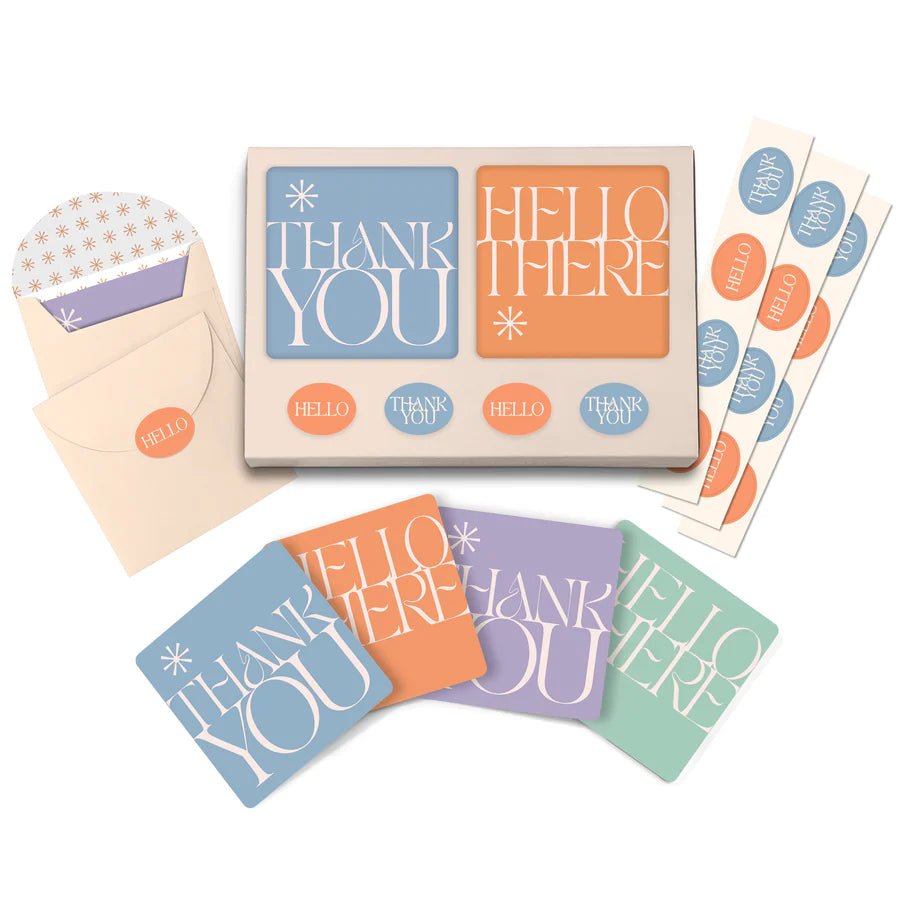Studio Oh! Mini Note Card Set with Stickers