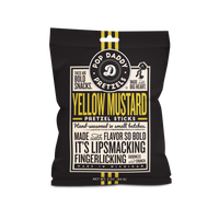 Pop Daddy Snacks - Yellow Mustard Seasoned Pretzels 3.0oz
