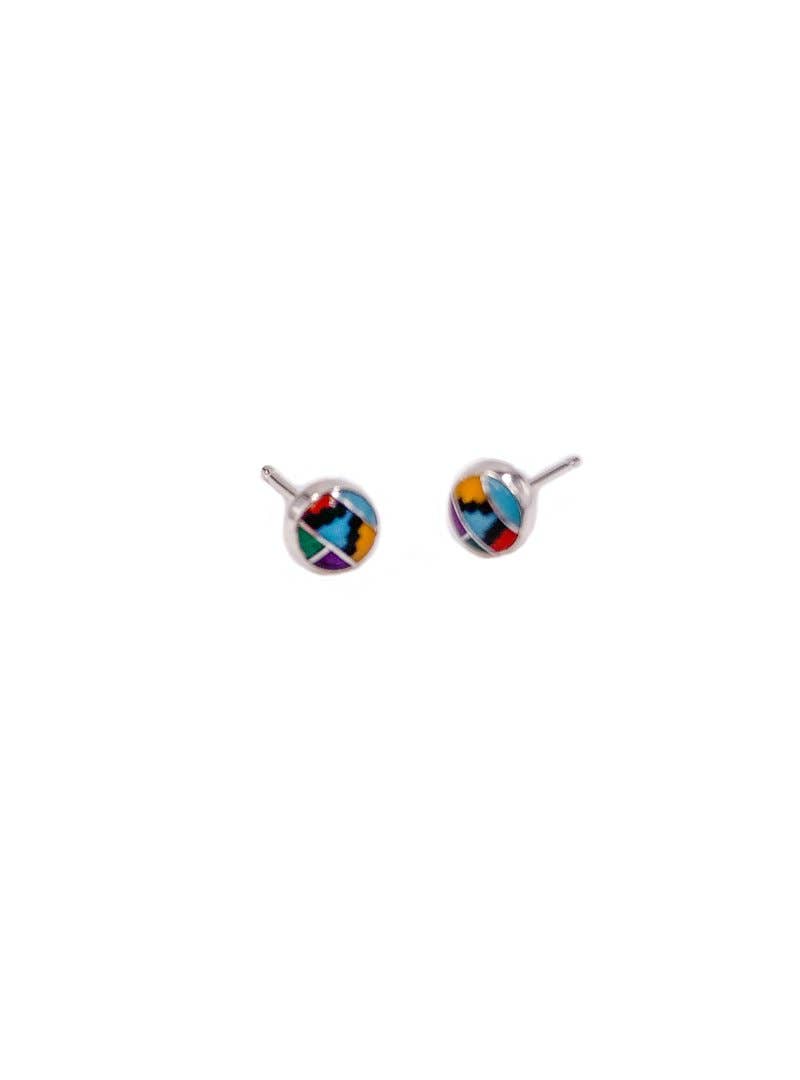 Small Inlay Southwestern Earring