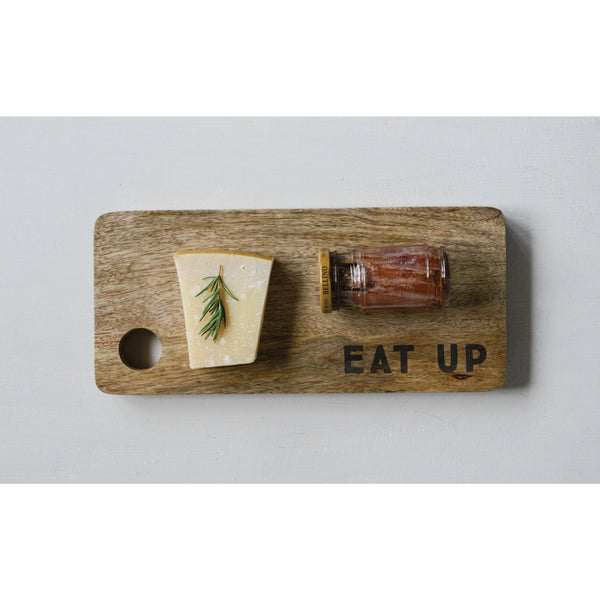 Eat Up Mango Wood Cheese/Cutting Board