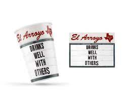 El Arroyo 12oz Party Cups - Drinks Well