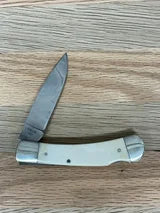 White Lock Back Single Blade 3 3/4"